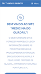 Mobile Screenshot of medicinadoquadril.com.br